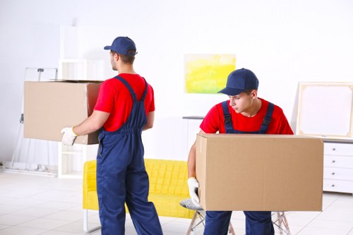 Packing boxes and protective materials for a Chiswick home move