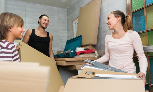Removal team helping with a local house move in Chiswick