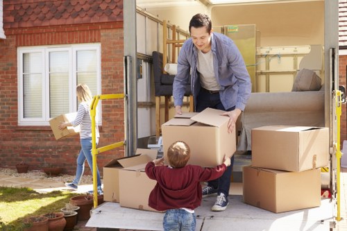 Careful furniture handling for a flat move in Chiswick