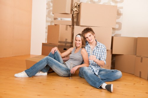 Local removal truck service for moving day in West London