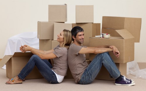 Professional man and van assistance for transporting items in Chiswick