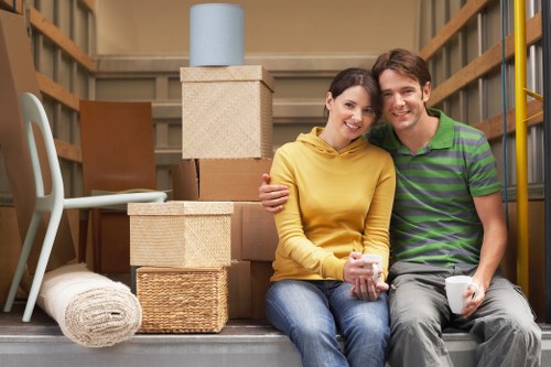 Furniture dismantling and protection during a Chiswick move