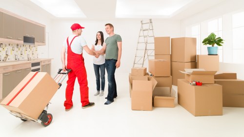 Careful loading service for a flat move in Chiswick