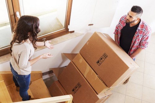 Van service assisting with a flat move in Chiswick