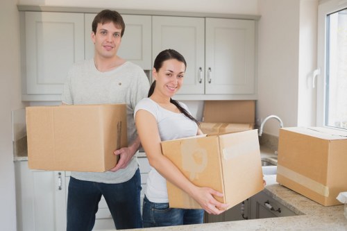 Removal van ready for a same day move near Chiswick homes and flats